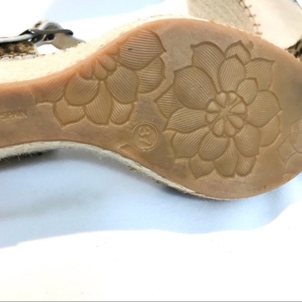Leather and Fur Spanish Espadrille Sandel 🤍 - Picture 7 of 7